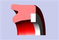 u-cup hydraulic rod seal